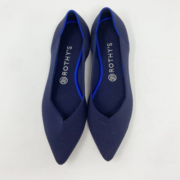 Rothy's Shoes - Rothy’s The Point Navy Blue Flats Size US 10.5